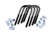 Rough Country U-bolts front view showing set of four and e-coated protection for long life