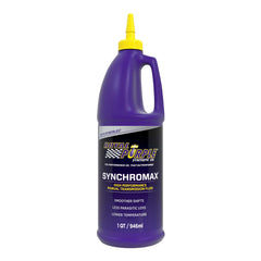 Royal Purple front label on 1 quart bottle showing brand and clear product ID