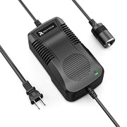 RoyPow front view with cord showing compact design and easy plug-in power