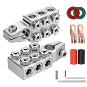 Rpeconu front view of terminal clamps showing organized multi-connection benefit