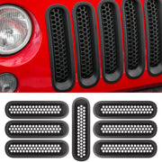 RT-TCZ front view installed on Jeep Wrangler showing upgraded matte-black look and protection