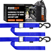 RUGOACE front packaging showing two blue straps for quick identification and storage