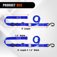 RUGOACE close-up of polyester webbing highlighting reinforced stitching and durability