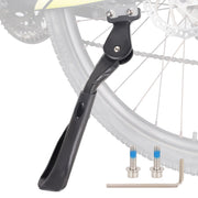 RUHUO kickstand front view showing sleek black finish and sturdy construction