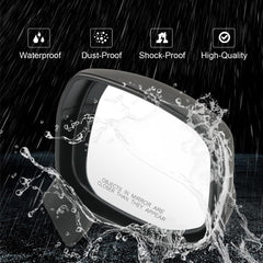RUIANOMG mirror side profile texture showing durable housing and streamlined shape benefit: wind resistant