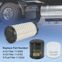RUIANOMG oil filter threaded base detail showing secure fit and leak prevention