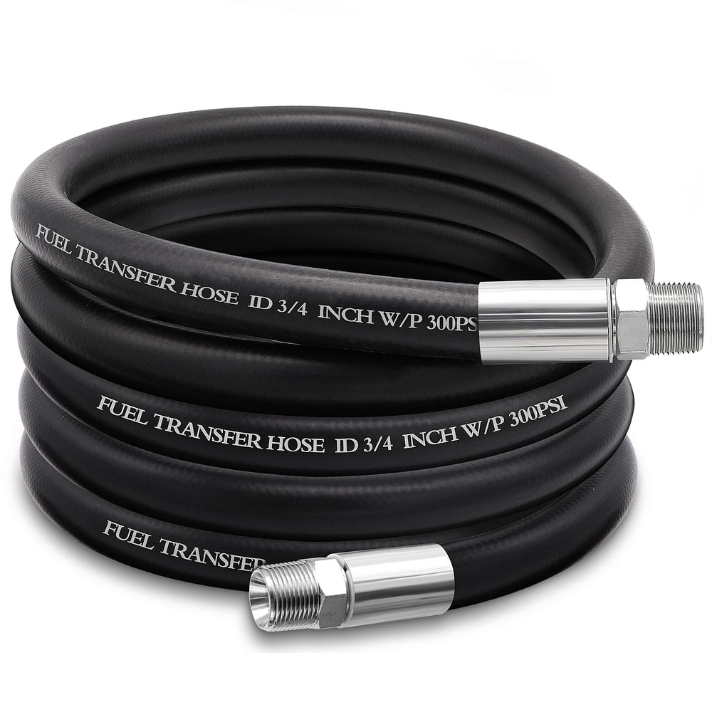 Ruikarhop front view of hose showing label and length, ensures correct selection