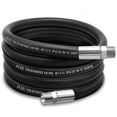 Ruikarhop front view of hose showing label and length, ensures correct selection