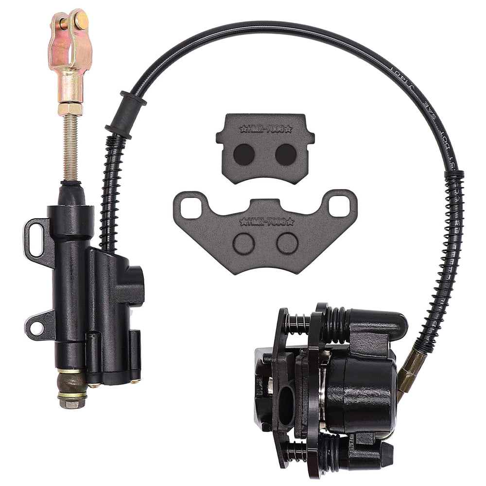 Ruikarhop rear caliper front view showing solid construction and improved braking