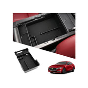 Ruiya front view of center console tray showing neat storage and easy access
