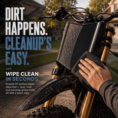 Runfarr detail protecting wires from mud and debris to extend component life