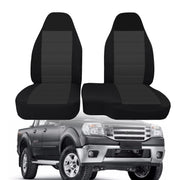 runfider front view bench seat cover showing tailored fit and protection