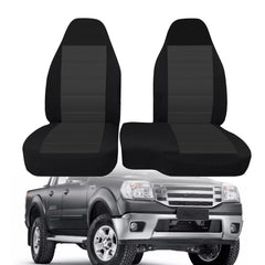 runfider front view bench seat cover showing tailored fit and protection