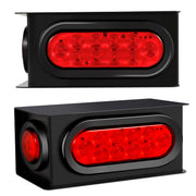 RUNHWEE front view of steel light boxes showing rugged protection and easier mounting