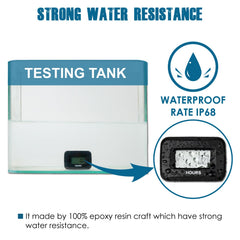 Runleader epoxy-sealed housing close detail for waterproof protection