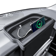 RUNROAD tray front view showing neat dashboard organization and quick access