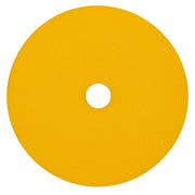 RUPES front view of 150mm yellow pads showing pack and labeling for easy identification and quick selection