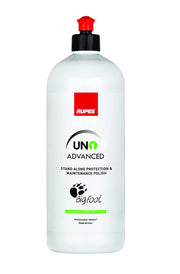RUPES UNO ADVANCED front label showing size and product benefits, clear info for buyers