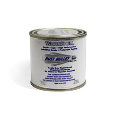 RUST BULLET spray gun applying WhiteShell demonstrating even professional coverage
