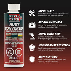 Rust Check brush application on autobody delivering deep penetration