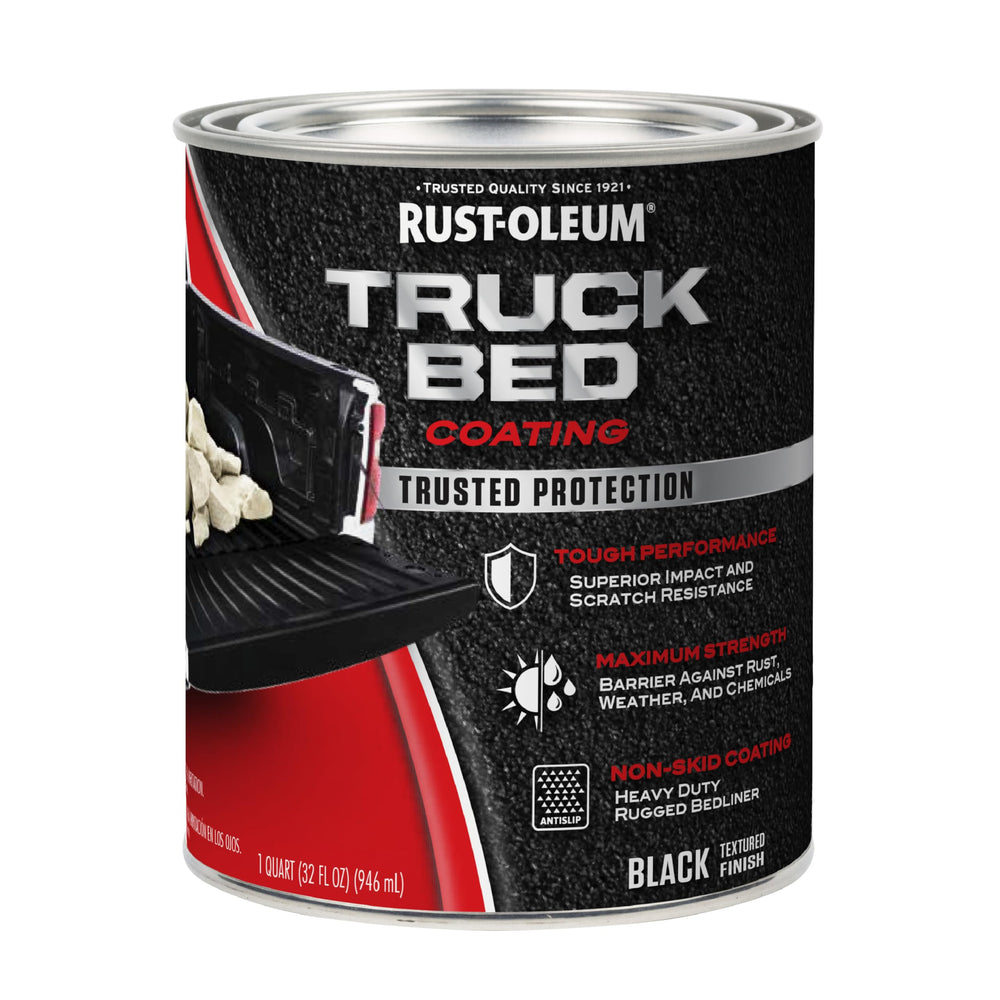 Rust-Oleum quart can front view showing product and easy application benefit
