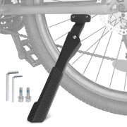 RUTU kickstand front view showing bracket and leg, provides stable parking