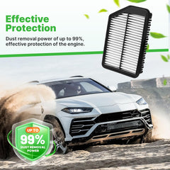 RVgolf cabin filter pleats close-up highlighting filtration for cleaner interior air