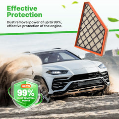 RVgolf cabin filter layered media detail capturing dust and pollen for cleaner air