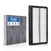 RVgolf engine filter front view showing exact fit and improved intake protection
