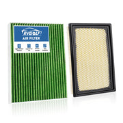 RVgolf engine filter front view showing precise fit and protection