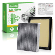 RVgolf engine filter front view showing clean fit and improved protection