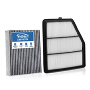RVgolf engine filter front view showing fit and clean intake protection