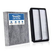 RVgolf front view of engine and cabin filter packaging showing kit and fitment benefit