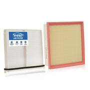 RVgolf front packaging showing both engine and cabin filters and clear fitment benefit