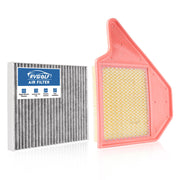 RVgolf front packaging showing complete engine and cabin filter set improves maintenance convenience