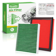 RVgolf front packaging showing engine and cabin filters and fitment details
