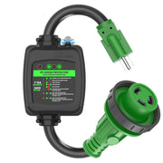 RVGUARD front view of adapter showing housing and connectors for secure use