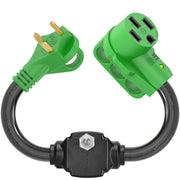 RVGUARD front view of adapter showing plug and socket for easy connection