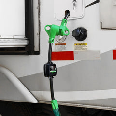RVGUARD reset button close-up enabling quick restore after an overload trip