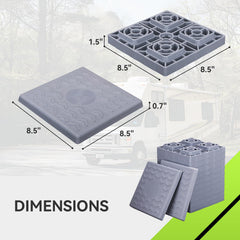 RVMATE close-up of interlocking edges showing secure stack stability
