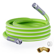 RVMATE front packaging of 25ft drinking water hose showing product benefits