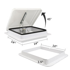 RVMATE installed on RV roof demonstrating weather resistance and exterior fit
