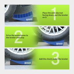 RVMATE rubber anti-slip mat textured detail for improved ground grip