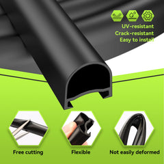 RVMATE beside a ruler to show 40ft length and easy trim-to-fit advantage