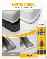 RVSHARK self-leveling bead smoothing into a flat seal quickly