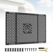 RVSNAIL front view installed on an RV door showing strong protection and airflow