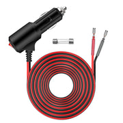 RWUJILONG front view of cigarette lighter plug showing durable housing and connection benefit