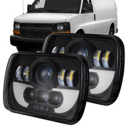 RXTSQI front view showing LED sealed-beam and improved visibility