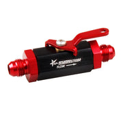RYANSTAR front view of AN6 valve showing compact anodized body and lever benefit