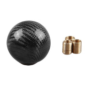 RYANSTAR shift knob front view showing carbon fiber style and sleek finish for improved cabin look